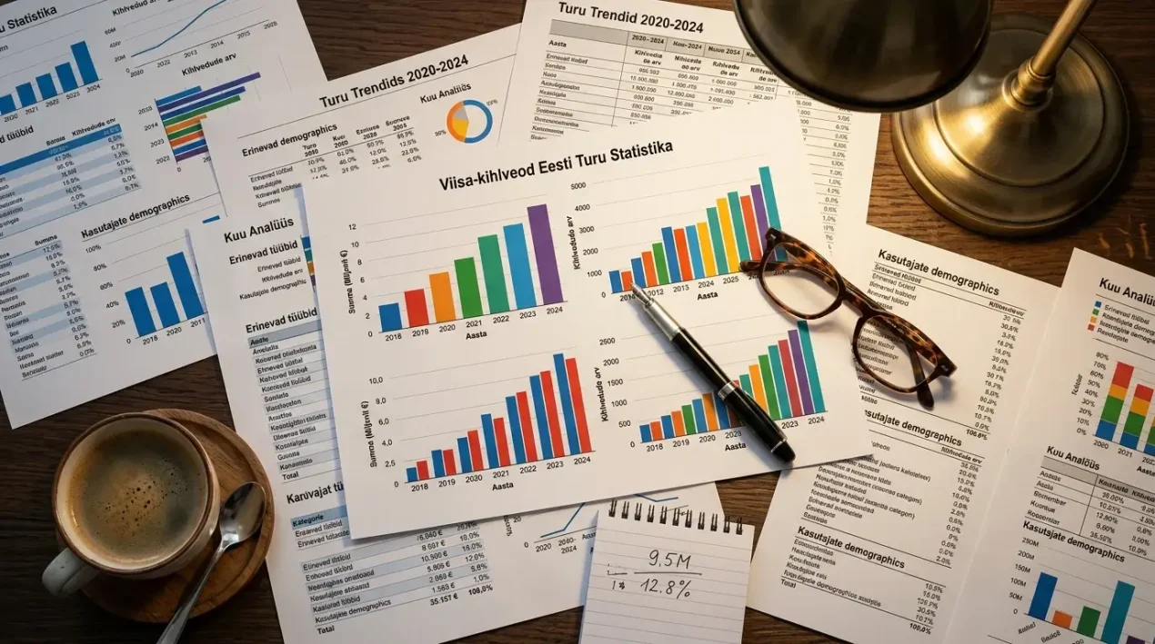 Eesti kihlveoturu statistika — numbrid, mida iga Visa panustaja peaks teadma